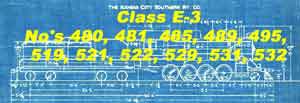 Class E-3 -- Numbers 480, 481, 485, 489, 495, 519, 521, 522, 529, 531, 532