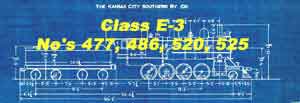 Class E-3 -- Numbers 477, 486, 520, 525